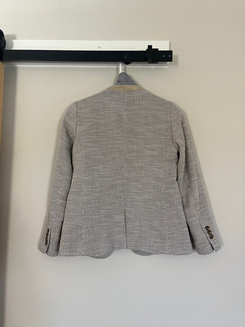 Ann Taylor Textured Single-Button Blazer - Picture 2 of 8
